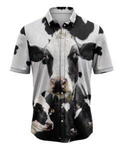 Cow Print Great Hawaiian Shirt For Fans