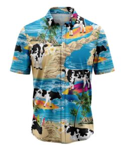 Cow Summer Vacation Hawaiian Shirt For Fans