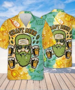 Craft Beer Oktoberfest Hawaiian Shirt For Men Women