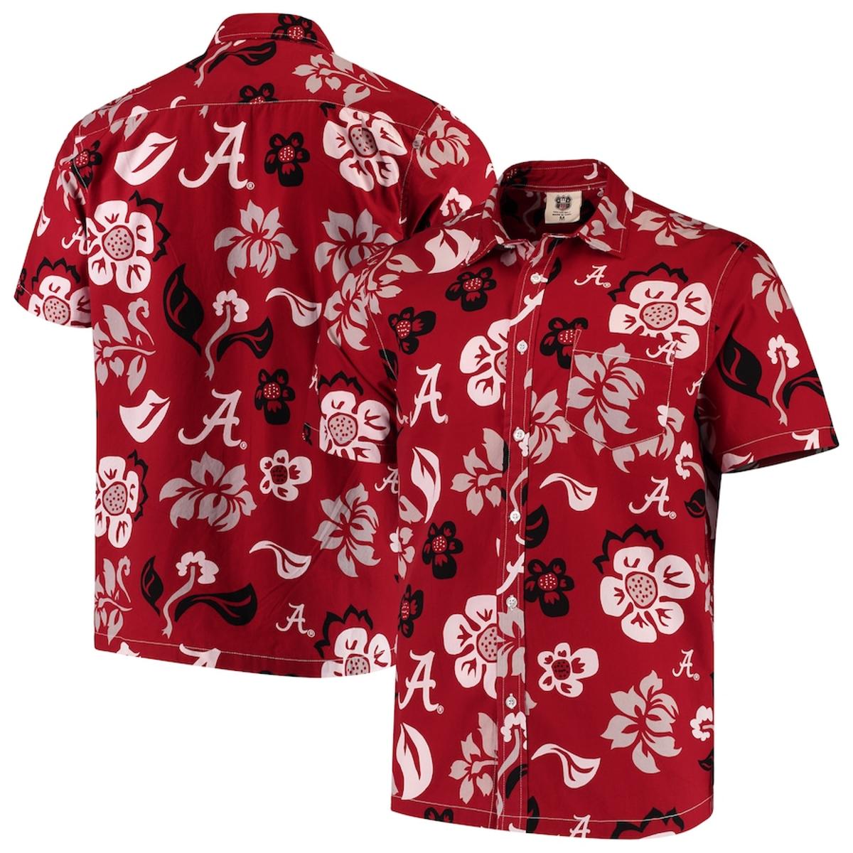 Alabama Crimson Tide Stress Blessed Obsessed Hawaiian Shirt Gift