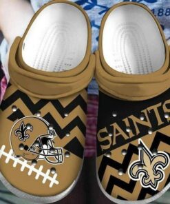 New Orleans Saints Football Croc Clogs Shoes Gift For Fans