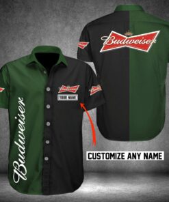 Custom Budweiser Hawaiian Shirt For Men Women