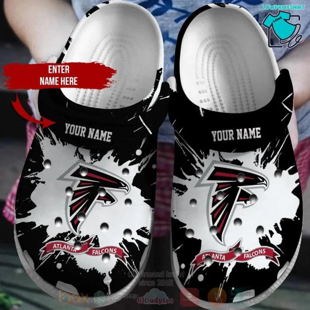 Baby Yoda Custom Name Atlanta Falcons Crocs