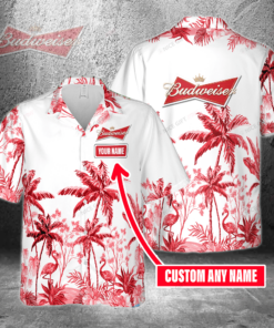 Custom Name Budweiser Hawaiian Shirt Size Fron S To 5xl