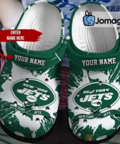 Custom Name New York Jets Crocs For Fnas