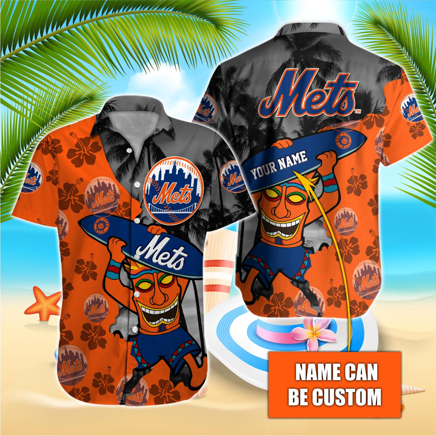 New York Mets Hawaiian Shirt For Men Women