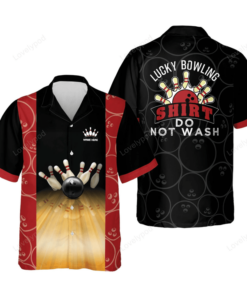 Custom Name Retro Vintage Hawaiian Bowling Shirts For Men