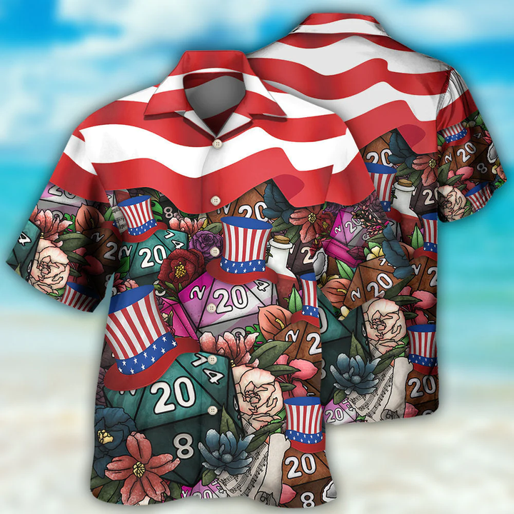 D20 Dragon Love Life Amazing Style Hawaiian Shirt Best Gift