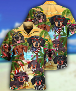 Dachshund Hawaiian Shirt For Men Women