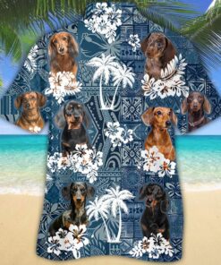 Dachshund Hawaiian Shirt For Men Women