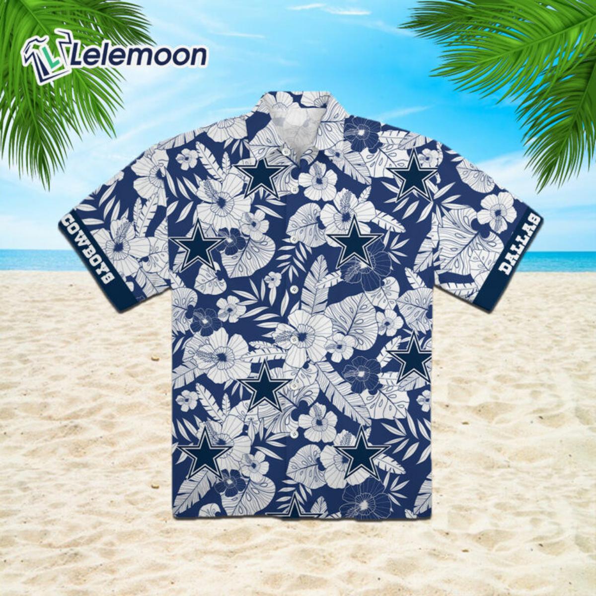 Reyn Spooner Kekai Button Dallas Cowboys Hawaiian Shirt