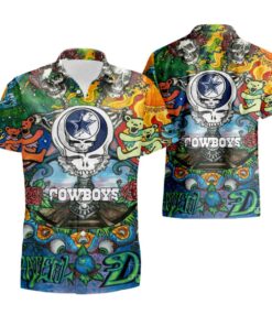 Dallas Cowboys Summer Grateful Dead Hawaiian Shirt 1