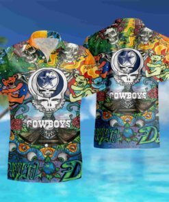 Dallas Cowboys Summer Grateful Dead Hawaiian Shirt 2