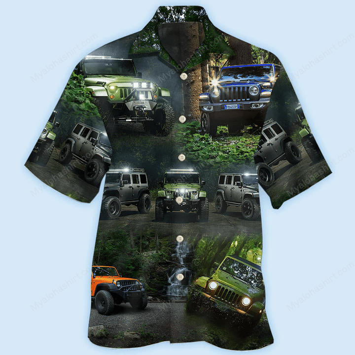 Amazing Jeep On Beach Summer Vacation Hawaiian Shirt Gift