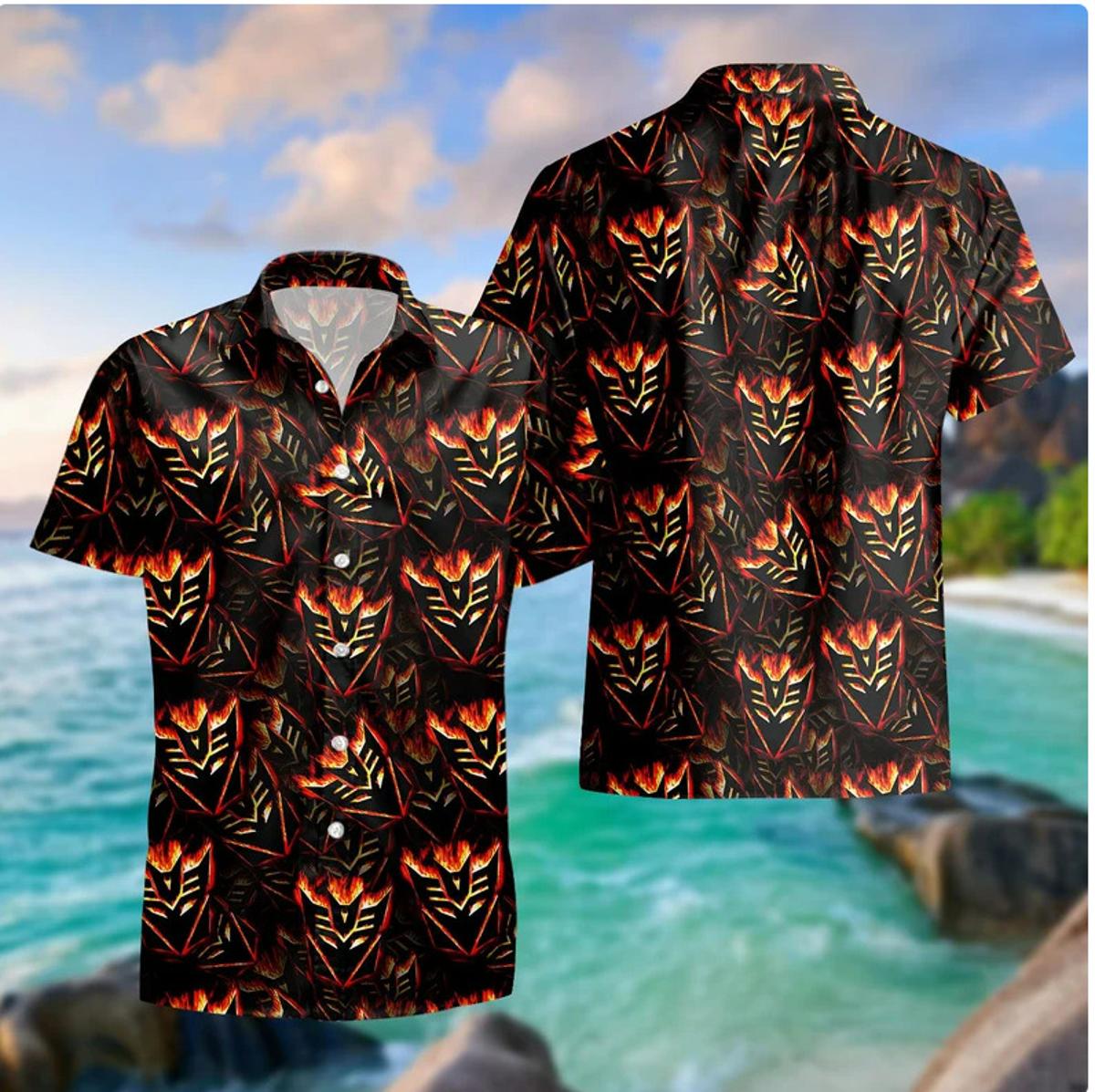 Transformers G1 Hawaiian Shirt Summer Shirt Full Size S-5xl