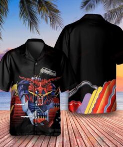 Killing Machine Album Judas Priest Hawaiian Shirt Outfit For Men