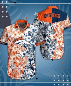 Denver Broncos Beach Shirt Hawaiian Shirt