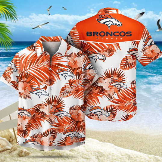 Denver Broncos Tommy Bahama Hawaiian Shirt For Fans