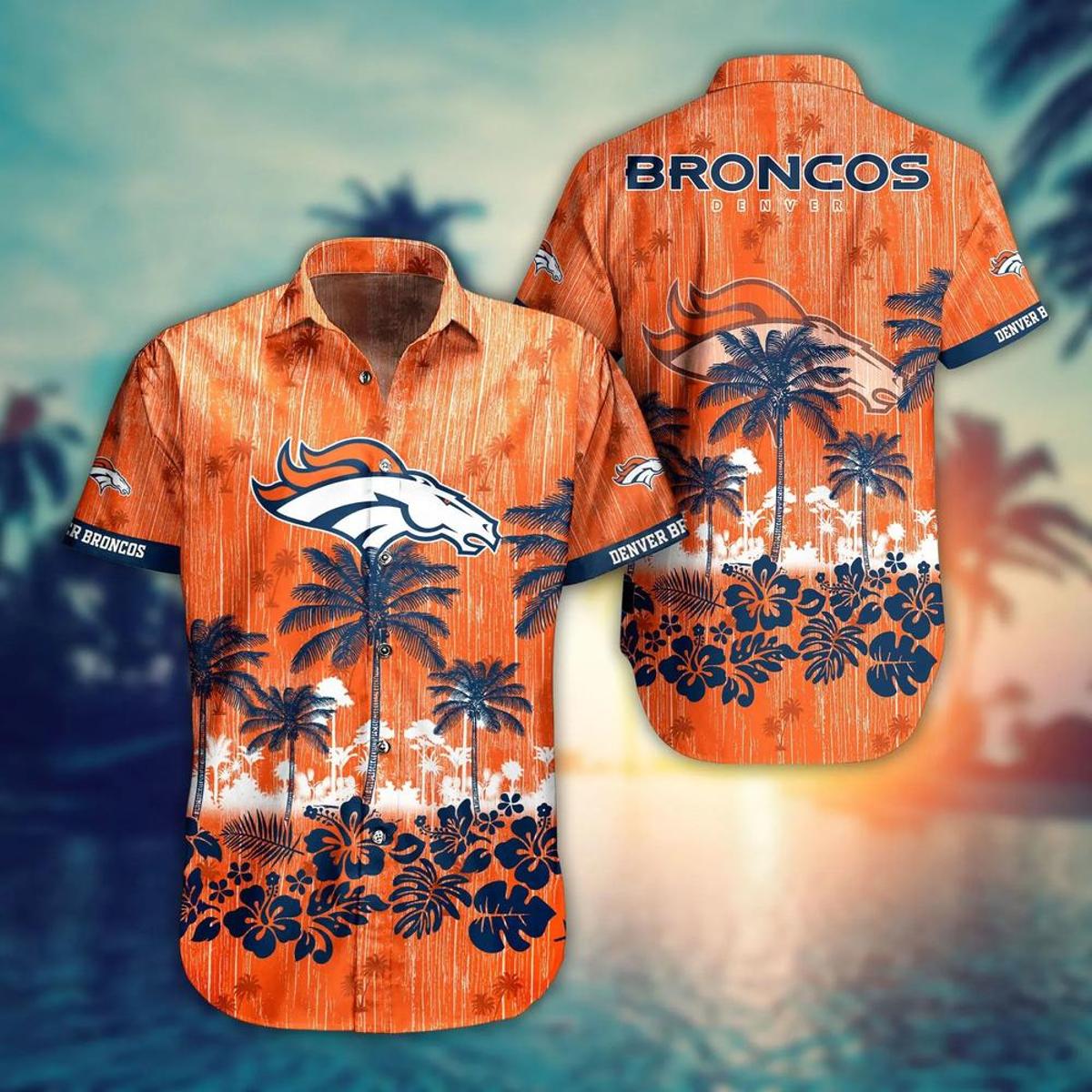 Denver Broncos Grateful Dead Hawaiian Shirt Summer Shirt