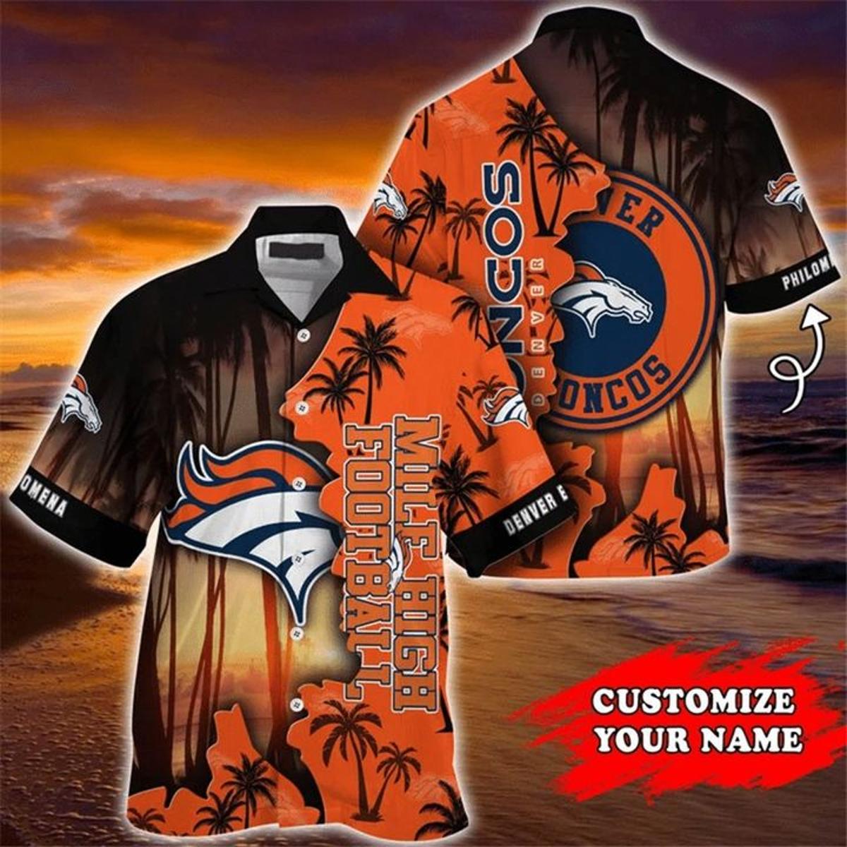 Denver Broncos Hawaiian Shirt For Summer