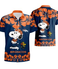 Denver Broncos Snoopy Hawaiian Shirt Best Gift