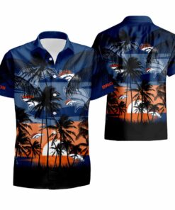 Denver Broncos Tropical Hawaiian Shirt Summer Gift