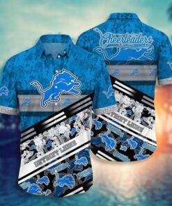 Detroit Lions Hawaiian Aloha Shirt For Fans