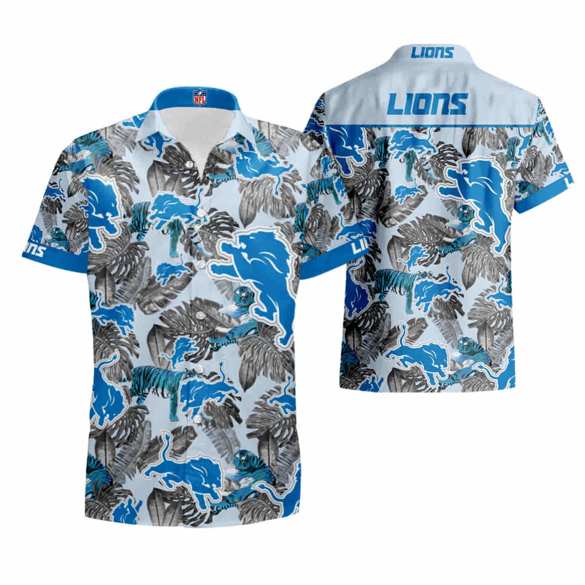 Detroit Lions Hawaiian Shirt For Men And Women