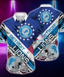 Detroit Lions Hawaiian Shirt Best Gift For Fans