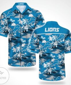 Detroit Lions Hawaiian Shirt Best Gift For Fans