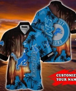 Detroit Lions Hawaiian Shirt For Men And Women