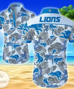 Detroit Lions Hawaiian Shirt Summer Gift