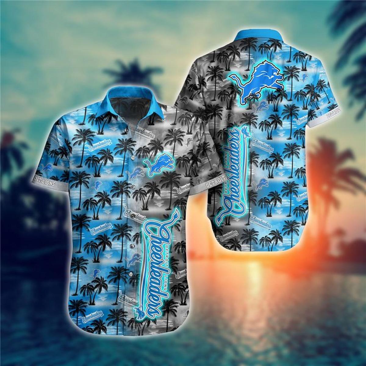 Detroit Lions Hawaiian Shirt Best Gift For Fans