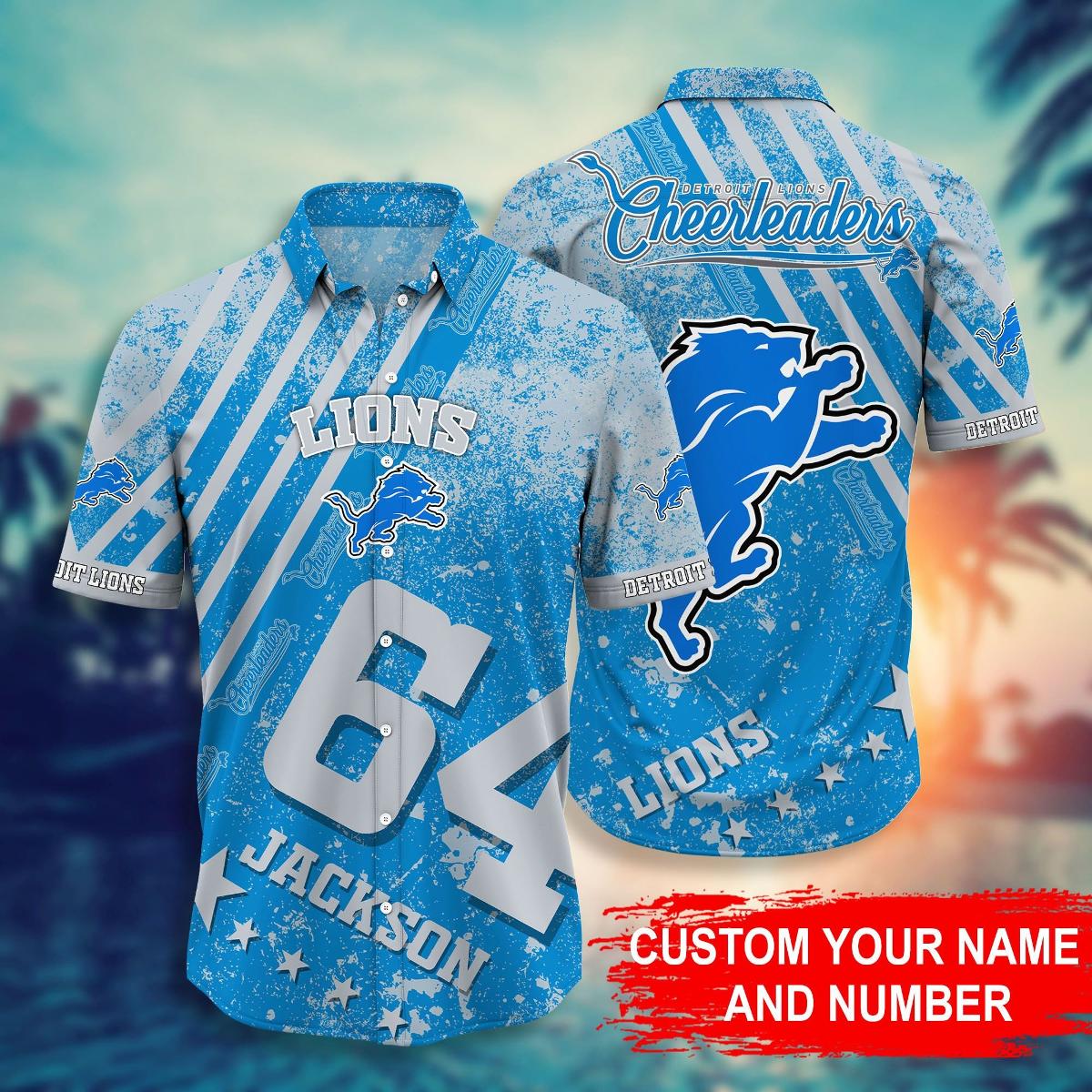 Detroit Lions Hawaiian Shirt For Fans