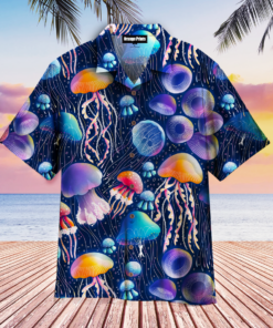 Mens Jellyfish Hawaiian Shirt Outfit For Men