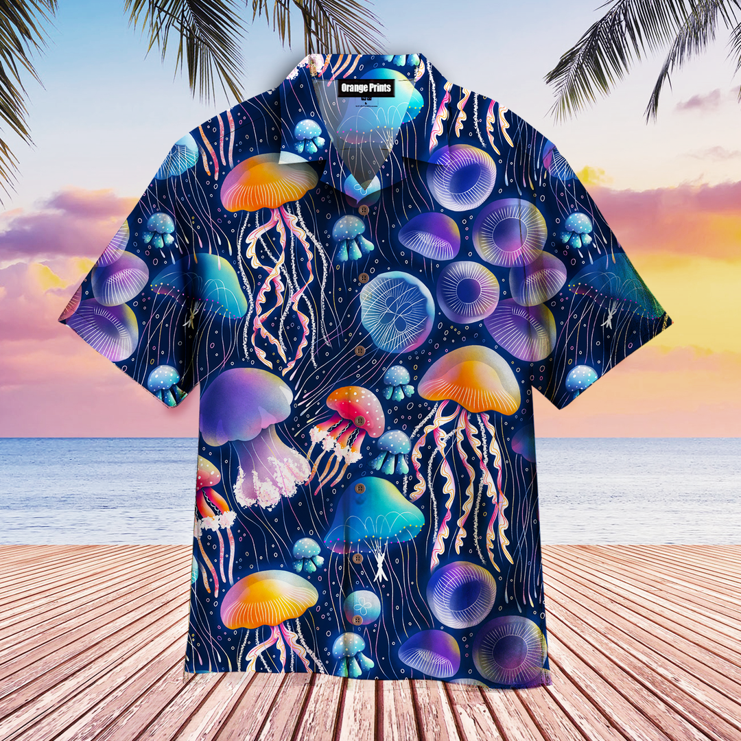 Men’s Jellyfish Hawaiian Shirt For Men Women