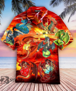 D20 Independence Day Hawaiian Shirt Gift