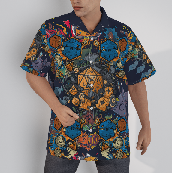 Dnd Hawaiian Shirt Dnd Dungeons Dragons Hawaiian Shirt Gift For Dad