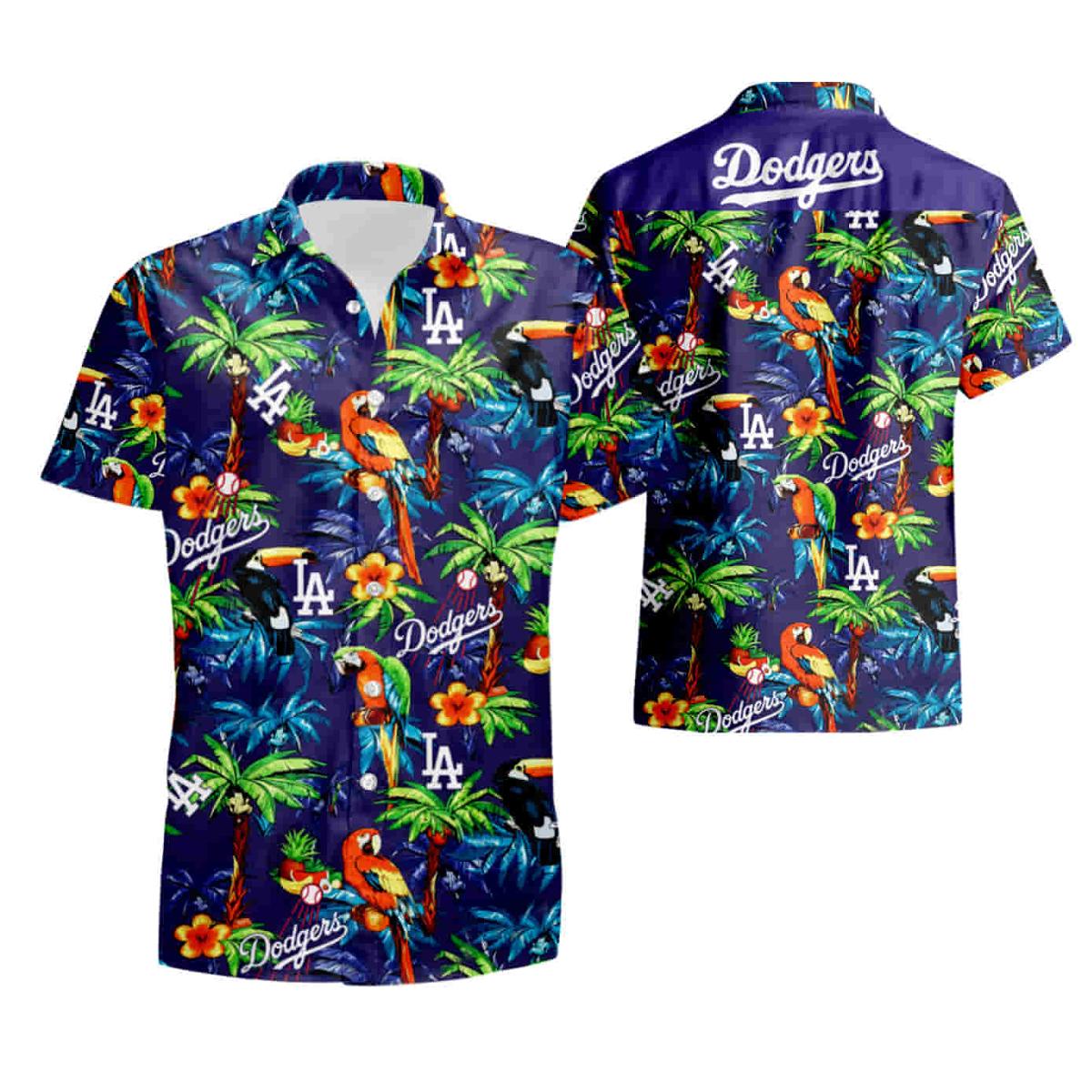 Major League Baseball Los Angeles Dodgers Hawaiian Shirt Gifts Idea