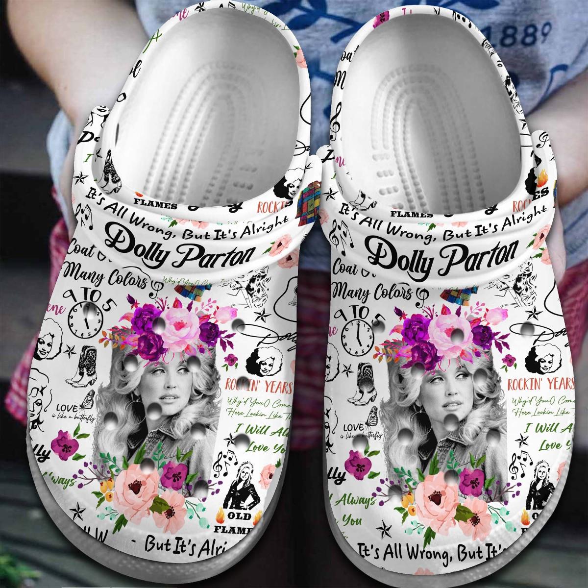 Dolly Parton Music Crocs Crocband Clogs Gift