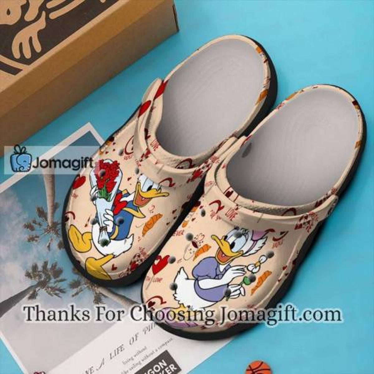 Donald Duck And Daisy Duck Crocs Crocband Clog Comfortable Shoes