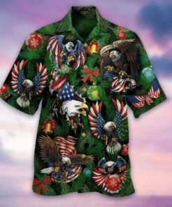 Eagles Patriotism Xmas Philadelphia Eagles Hawaiian Shirt