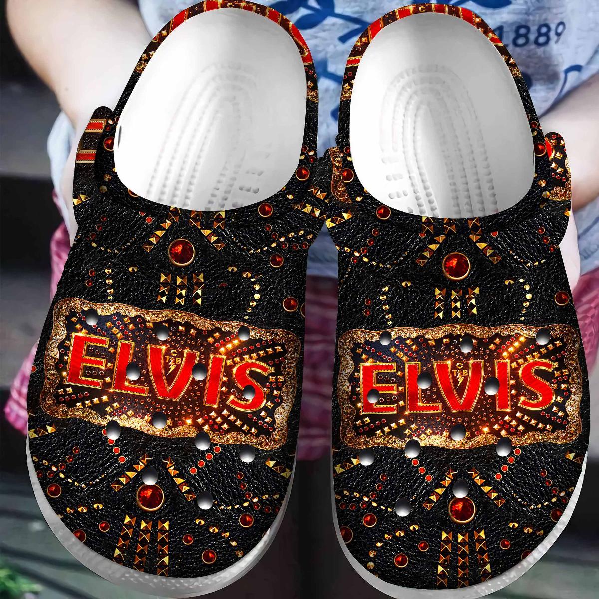 King Of Rock And Roll Elvis Crocs For Fans