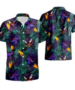 Evolution Gengar Hawaiian Shirt For Men Women 1