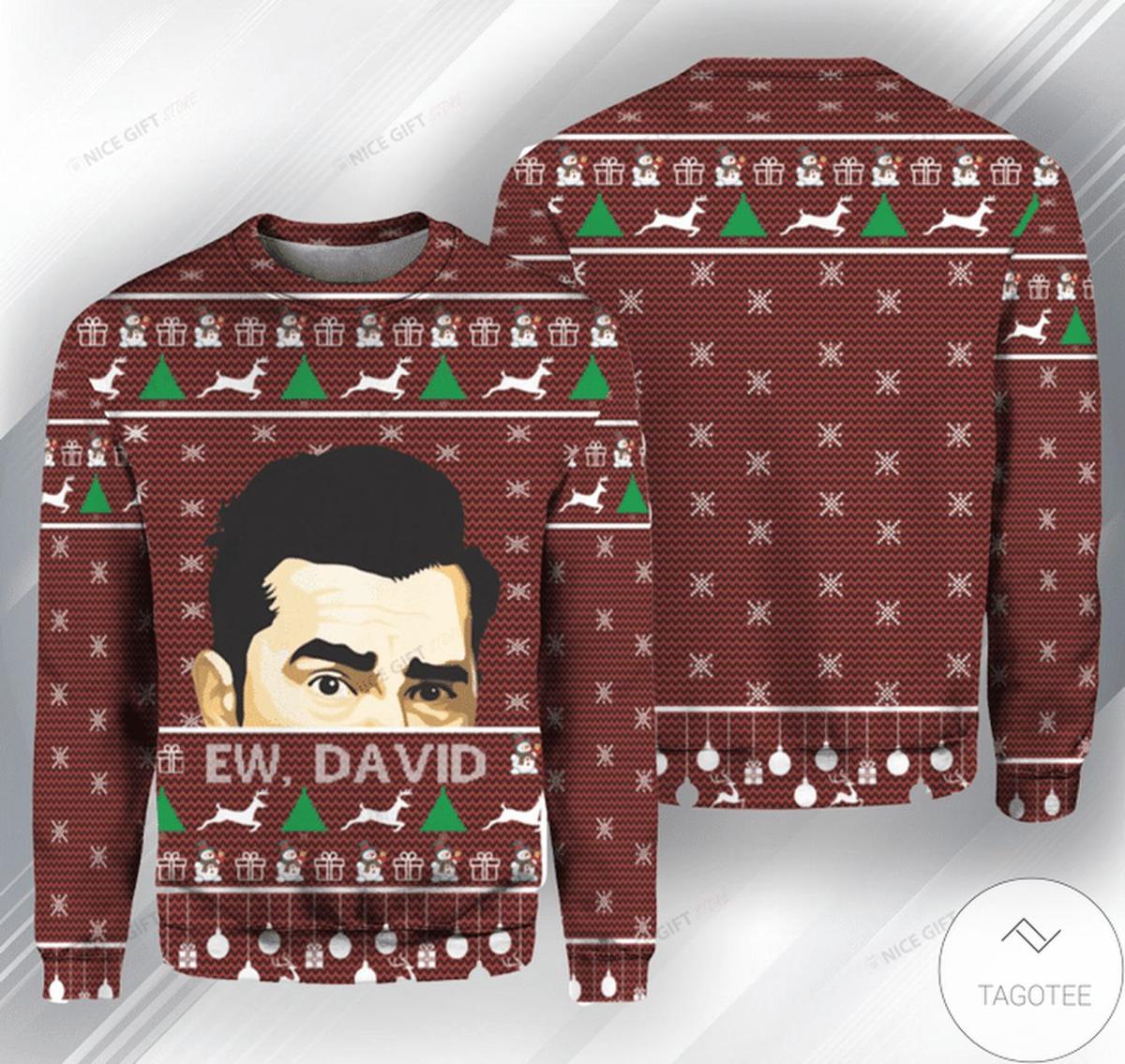 Bowie Ew David Christmas Sweater Gift For Fans