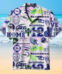 Fashion Seahawks Hawaiian Shirt Size Fron S To 5xl