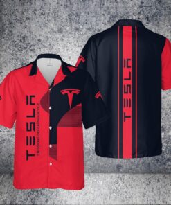 Fashion Tesla Hawaiian Shirt Size Fron S To 5xl