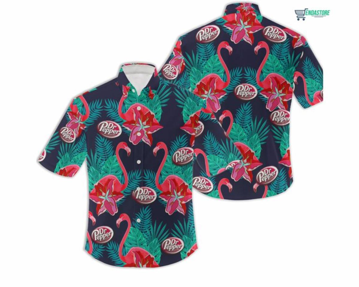 Coconut Beach Dr Pepper Hawaiian Shirt Outfit For Men