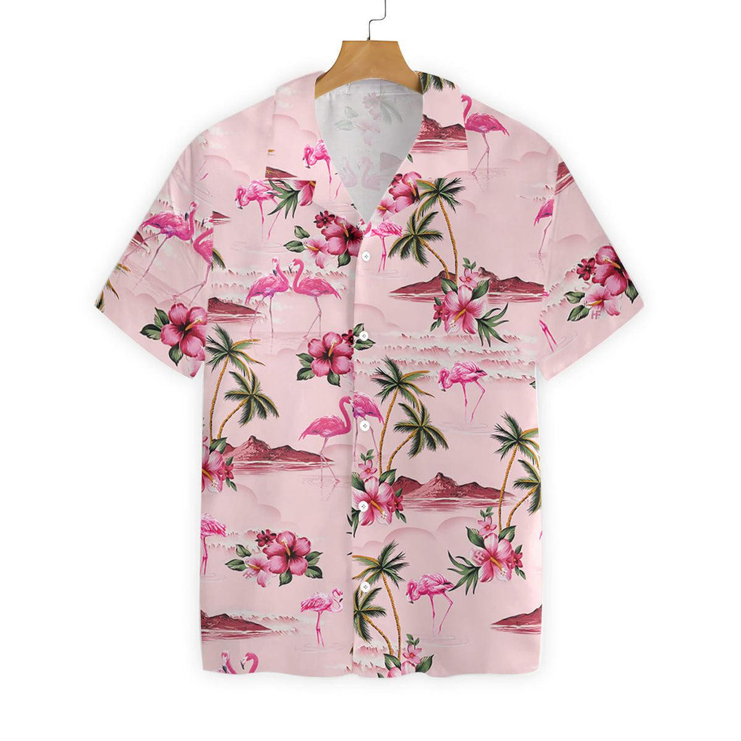 Flamingo Hawaiian Shirt For Men & Women