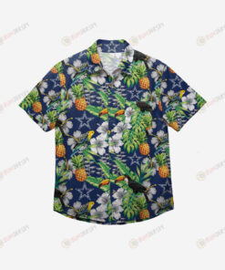 Floral Button Up Dallas Cowboys Hawaii Shirts Outfit For Men